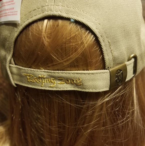 Vtg New Rare 08 Beijing Olympics Sequin Cap - Picture 3 of 5